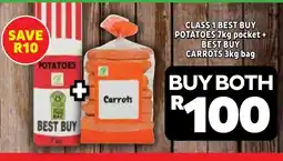 Usave BEST BUY POTATOES + BEST BUY CARROTS offer