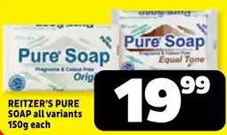 Usave REITZER'S PURE SOAP offer