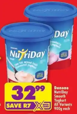 Shoprite Danone NutriDay Smooth Yoghurt offer