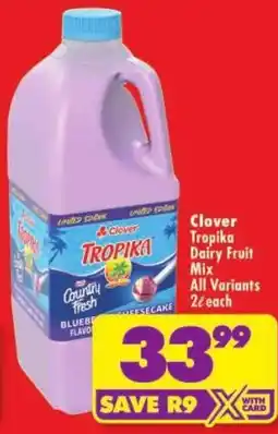 Shoprite Clover Tropika Dairy Fruit Mix offer