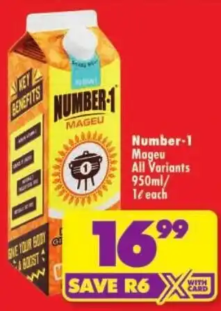 Shoprite Number-1 Mageu offer