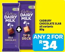 Usave Cadbury Chocolate Slab offer