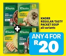 Usave Knorr Regular/Tasty Packet Soup offer