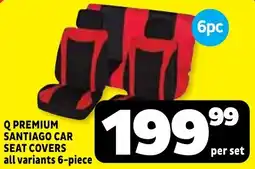 Usave Q PREMIUM SANTIAGO CAR SEAT COVERS offer