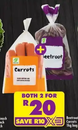 Shoprite Carrots Beetroot offer