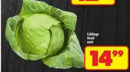 Shoprite Cabbage Head offer
