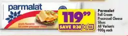 Shoprite Parmalat Full Cream Processed Cheese Slices offer