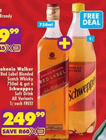 Johnnie Walker Red Label Blended Scotch Whisky