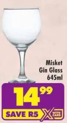 Shoprite Misket Gin Glass offer