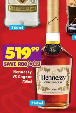 Shoprite Hennessy VS Cognac offer