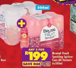 Shoprite Brutal Fruit Spritzer offer