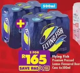 Shoprite Flying Fish Premium Pressed Lemon Flavoured Beer offer