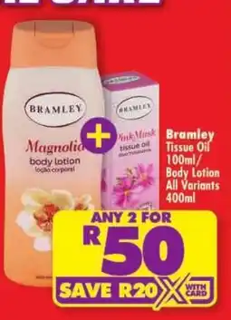 Shoprite Bramley Magnolia body lotion offer