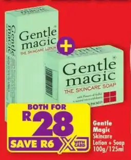 Shoprite Gentle Magic Skincare Lotion + Soap offer