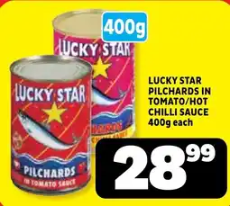 Usave Lucky Star Pilchards in Tomato Sauce offer