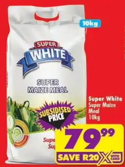 Shoprite Super White Super Maize Meal offer