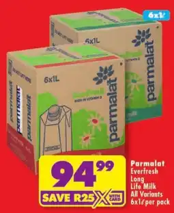 Shoprite Parmalat Everfresh Long Life Milk offer