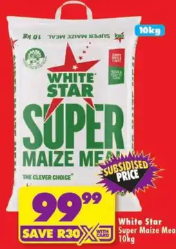 Shoprite White Star Super Maize Meal offer