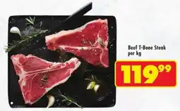 Shoprite Beef T-Bone Steak offer