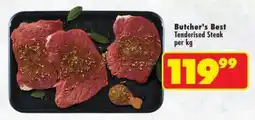Shoprite Butcher's Best Tenderised Steak offer