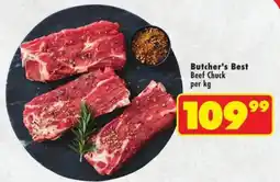 Shoprite Butcher's Best Beef Chuck offer