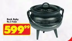 Shoprite Bush Baby No.3 Potjie offer