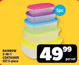 Usave RAINBOW 5-IN-1 CONTAINER offer
