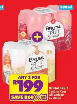 Shoprite Brutal Fruit Spritzer offer