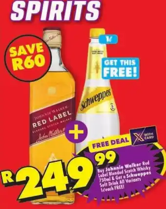 Johnnie Walker Red Label Blended Scotch Whisky
