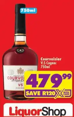 Shoprite Courvoisier V.S Cognac offer