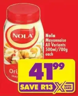 Shoprite Nola Mayonnaise offer