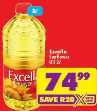 Shoprite Excella Sunflower Oil offer