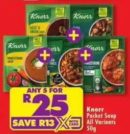Shoprite Knorr Packet Soup offer