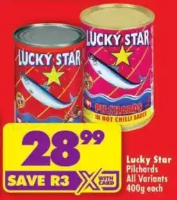 Shoprite Lucky Star Pilchards offer