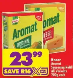 Shoprite Knorr Aromat Seasoning Refill offer
