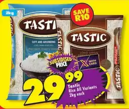 Shoprite Tastic Rice offer