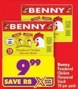 Shoprite Benny Powdered Chicken Flavour Stock offer