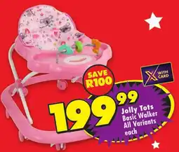 Shoprite Jolly Tots Basic Walker offer