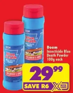 Shoprite Doom Insecticide Blue Death Powder offer