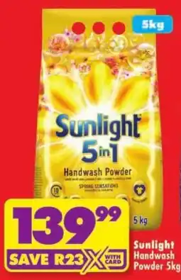 Shoprite Sunlight 5in1 Handwash Powder offer