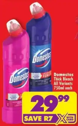 Shoprite Domestos Thick Bleach offer