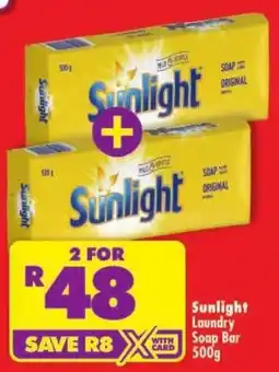 Shoprite Sunlight Laundry Soap Bar offer