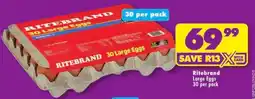 Shoprite Ritebrand Large Eggs offer