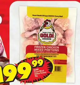 Shoprite Goldi Frozen Mixed Chicken Portions offer