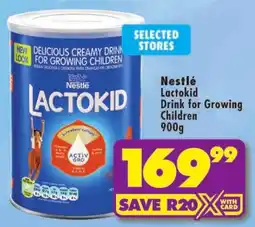 Shoprite Nestlé Lactokid Drink for Growing Children offer