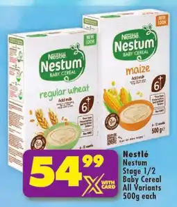 Shoprite Nestlé Nestum Stage 1/2 Baby Cereal offer