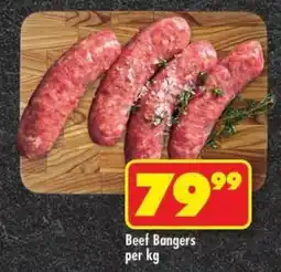 Shoprite Beef Bangers offer