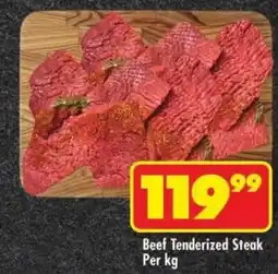 Shoprite Beef Tenderized Steak offer