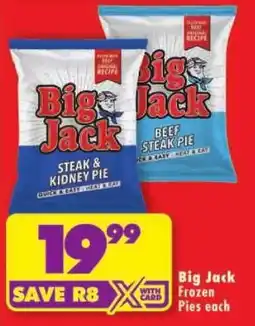 Shoprite Big Jack Frozen Pies offer