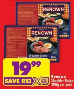 Shoprite Renown Shoulder Bacon offer